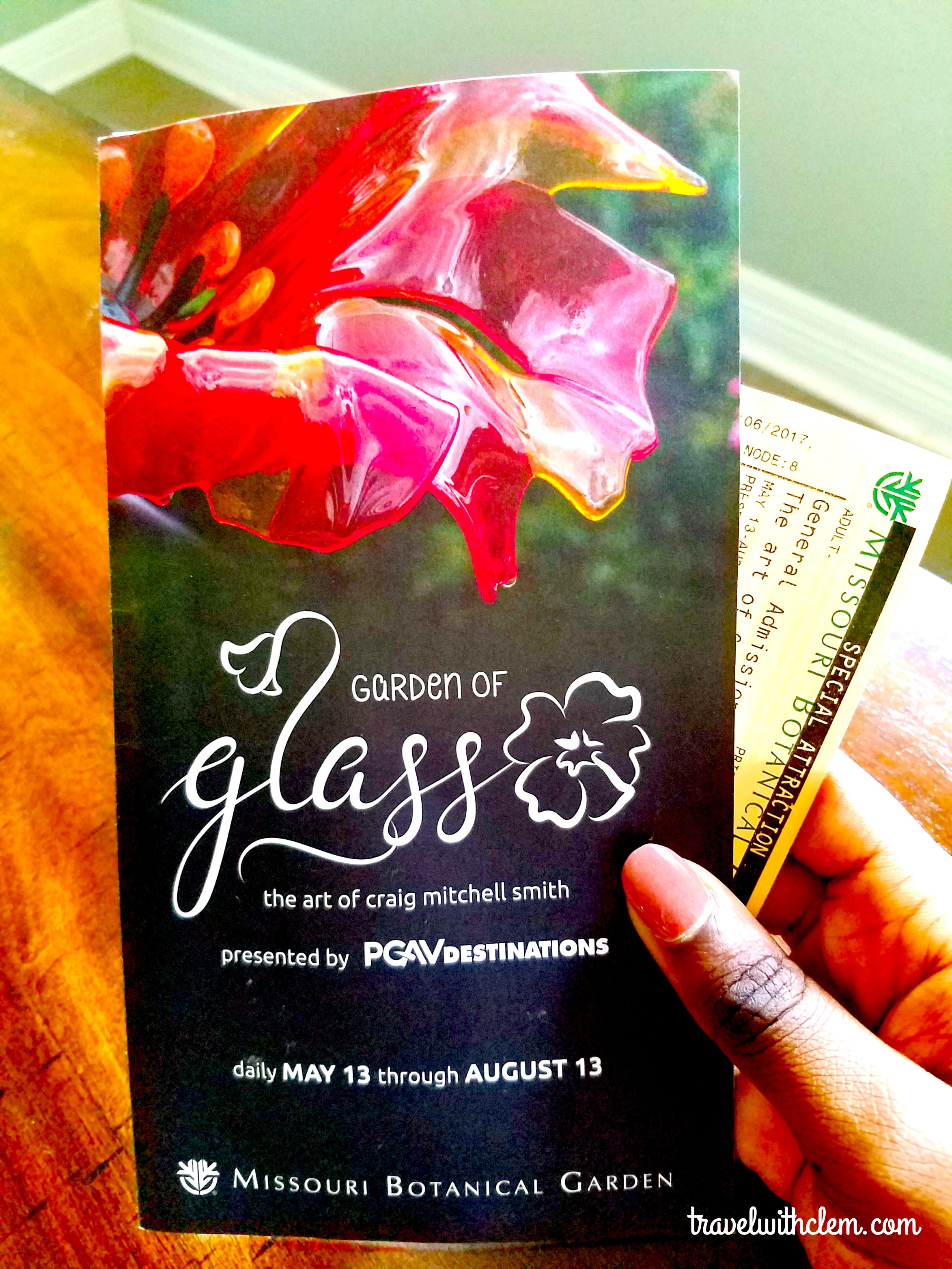 Missouri Botanical Garden, Garden of Glass exhibition program
